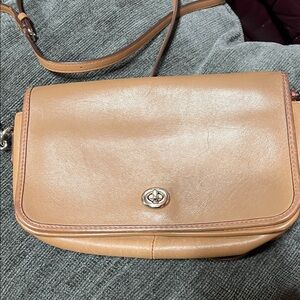Coach Dinky Brown Crossbody Bag